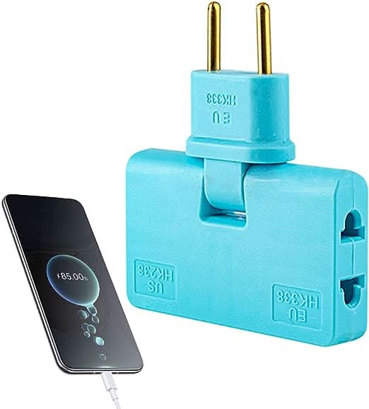 180° въртящ се тройник (европейски стандартен щепсел)