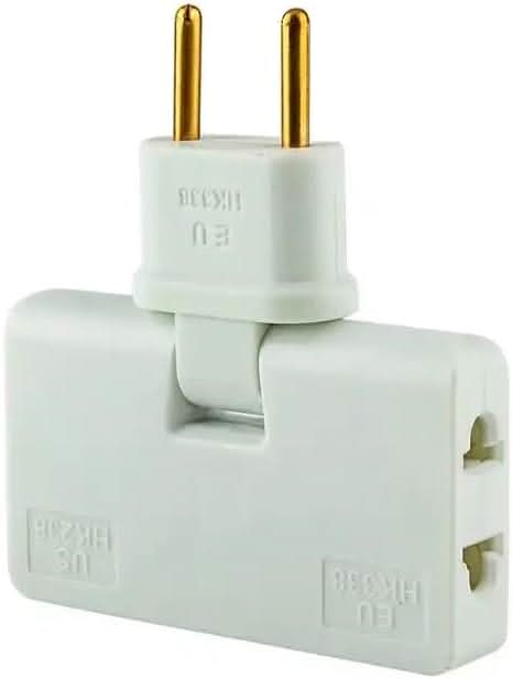 180° въртящ се тройник (европейски стандартен щепсел)