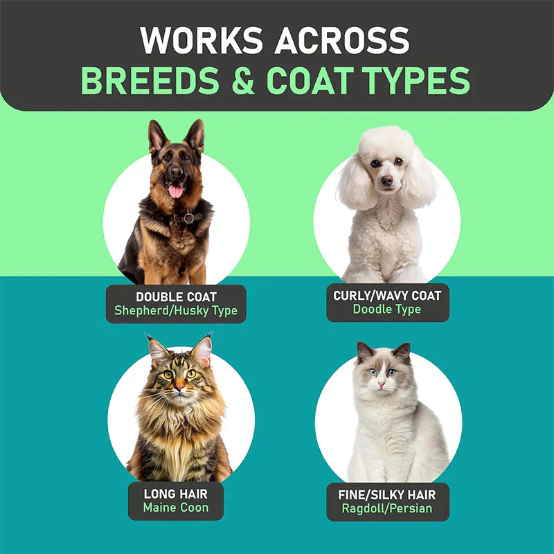😺🐶1+1 безплатно🧹 Двустранен гребен за котки и кучета🐾