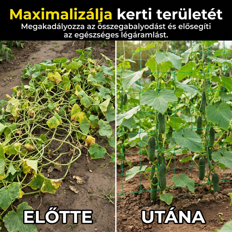🌿Kerti pergolahálók, futónövényekhez való hálók 🍅