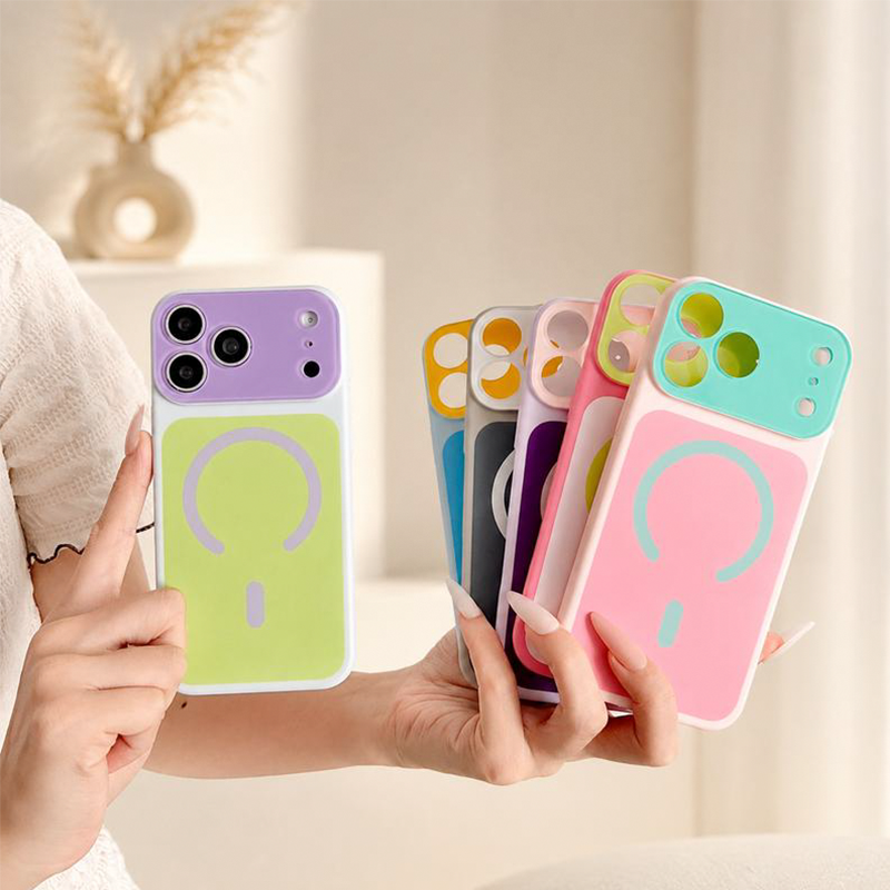 Fejezd ki stílusodat merész színekkel - kontrasztos mágneses telefontok dinamikus dizájnnal. Utánvétes fizetés! 🌈