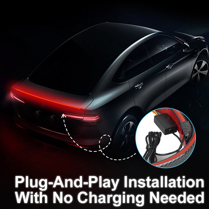 💡 Többfunkciós LED-es hátsó kapu fénysorompó – Biztonsági világítás, 12V, univerzális 🚗✨
